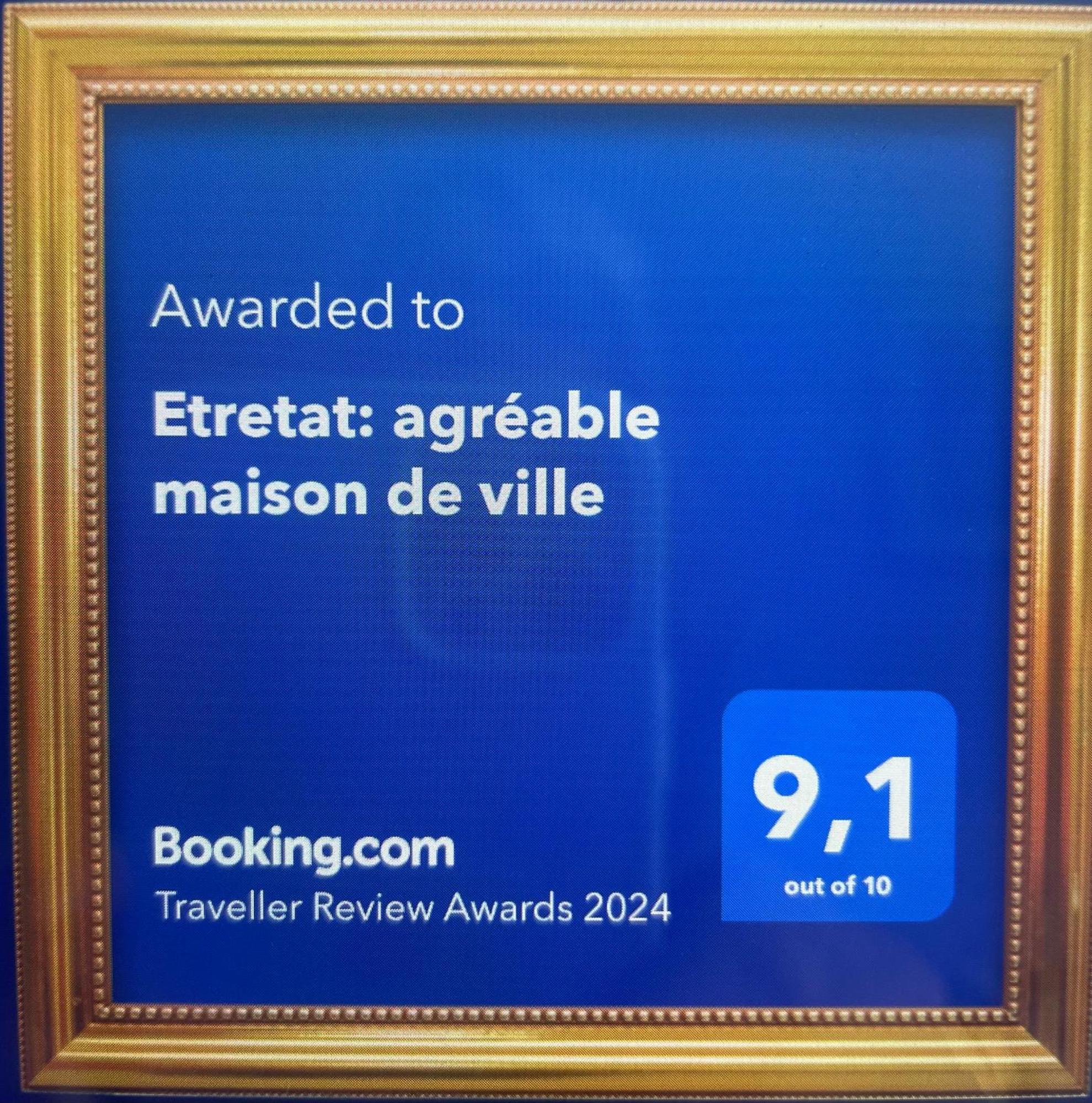 Etretat: Agreable Maison De Ville Eksteriør billede